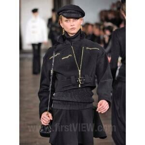 Ralph Lauren Collection Purple Label Wool Cashmere Military Short Jacket Bolero